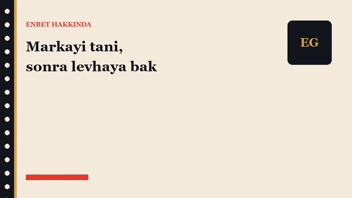 Enbet hakkında makale görseli